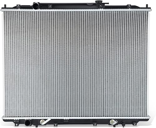 DNA MOTORING OEM-RA-2830 OE Estilo 1 fila radiador de enfriamiento de aluminio compatible con Ridgeline 2006-2008