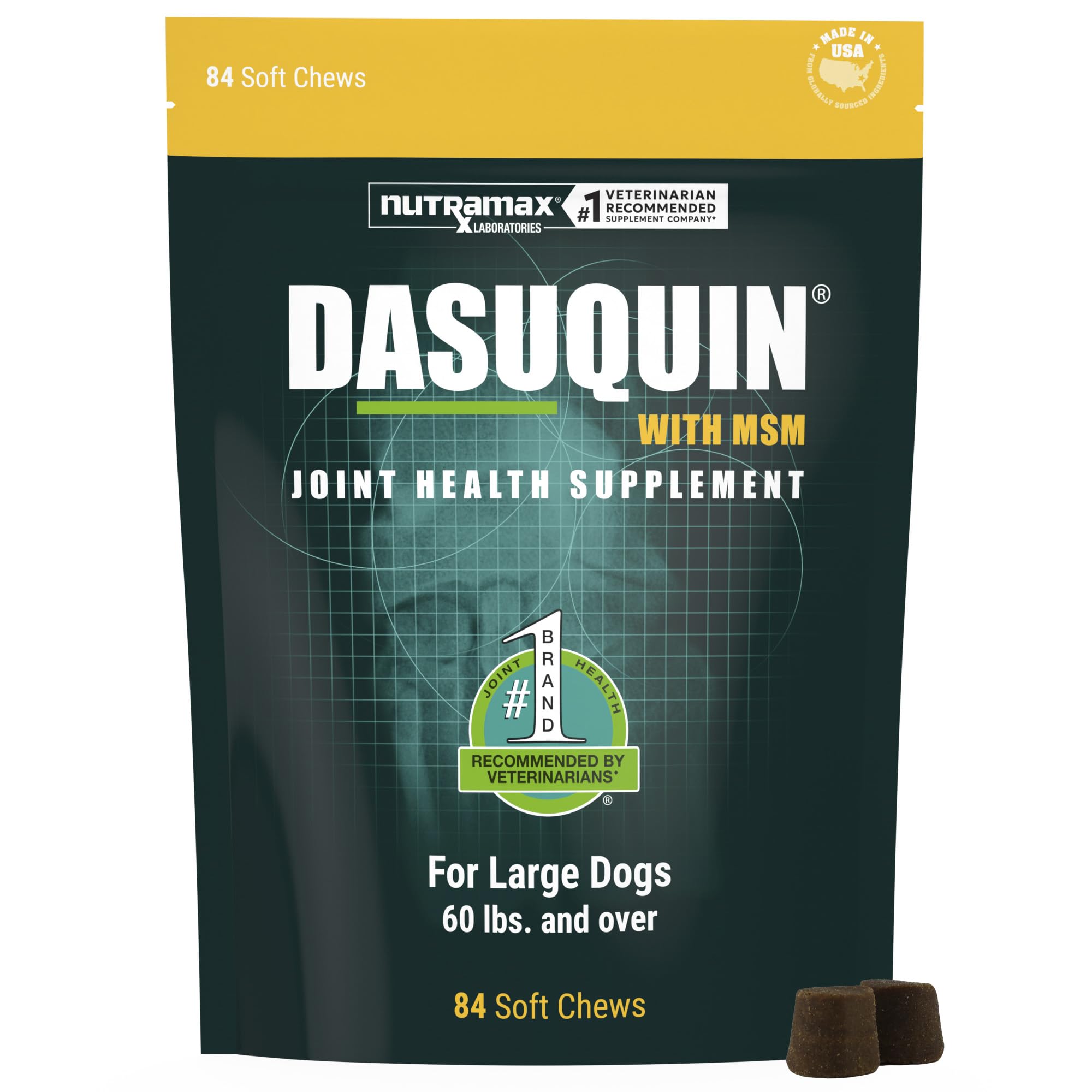 Nutramax Dasuquin MSM Joint Supplement for Large Dogs