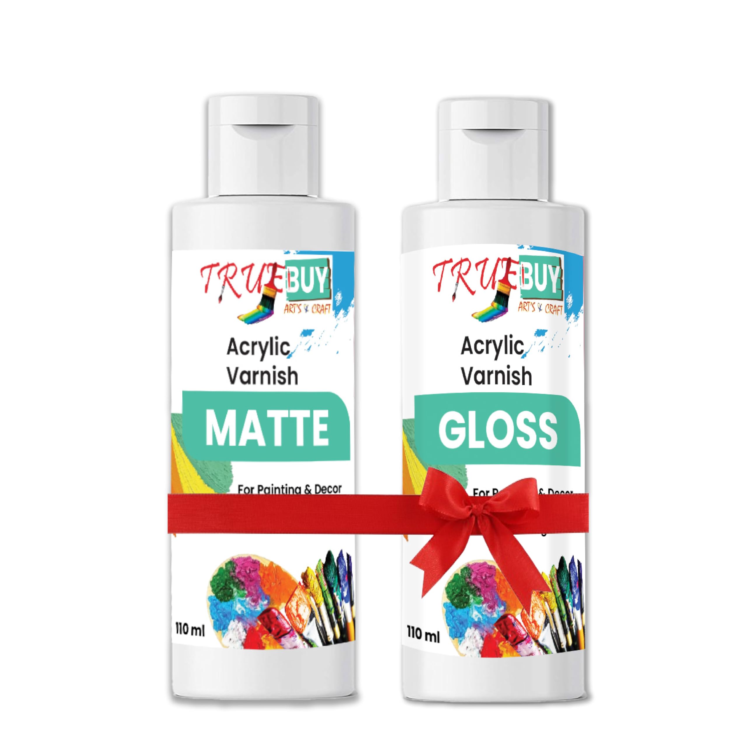 TrueBuy Decor Varnish Matte & Gloss Finish 110 ml Pack of 02 (B0CSPBS849) Amazon Price History, Amazon Price Tracker