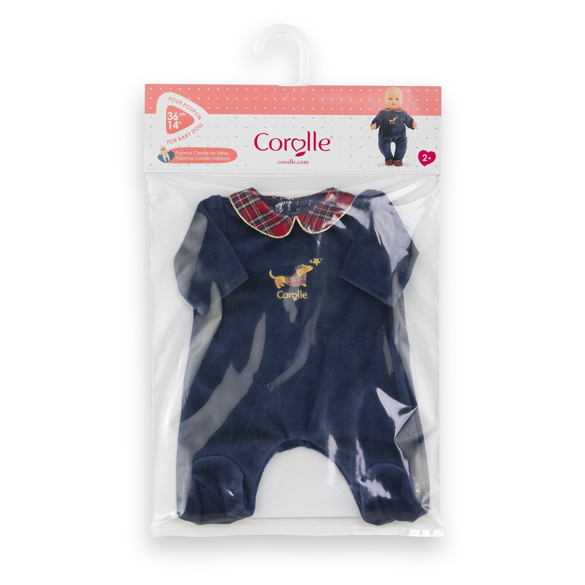 Corolle - Pyjama, Corolle en Fêtes, vêtement, pour Poupon 36cm, dès 2 Ans, 9000141750