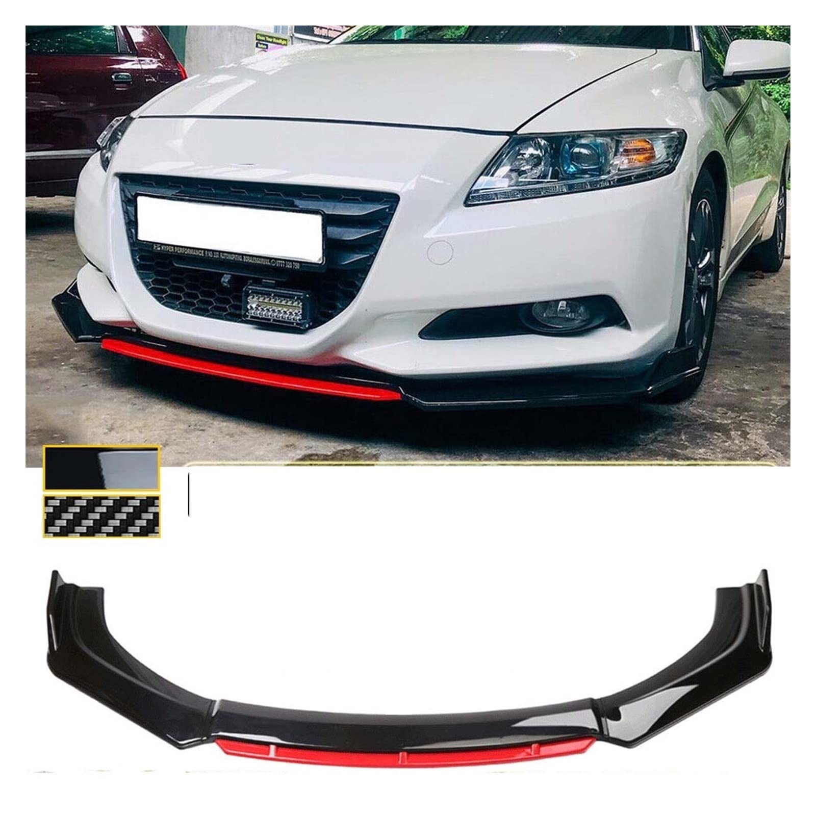 Amazon.co.jp: 4 ピース/セット CR-Z CRZ 2011-2016 フロント バンパー 
