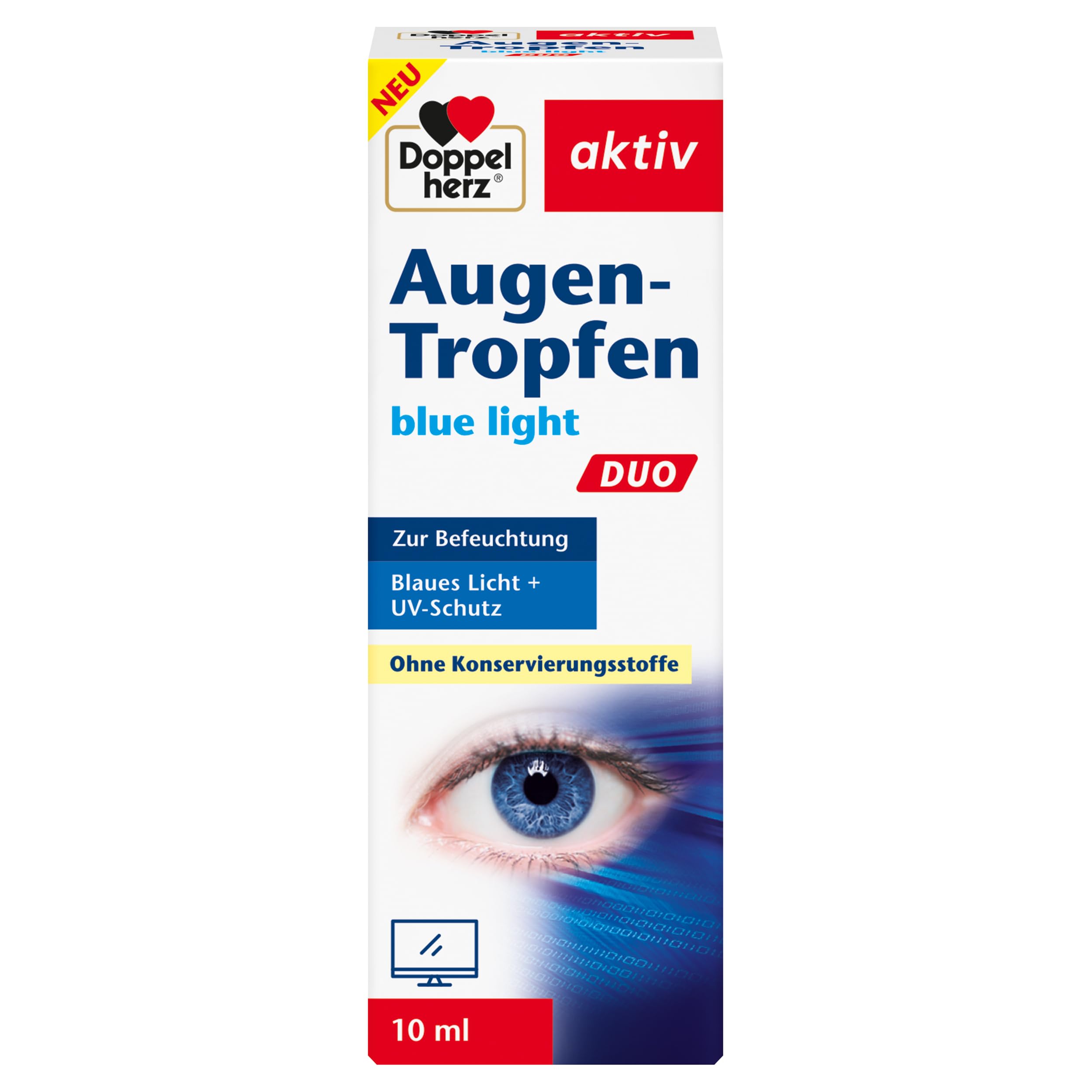 Doppelherz Augentropfen DUO gegen Trockenheit &…