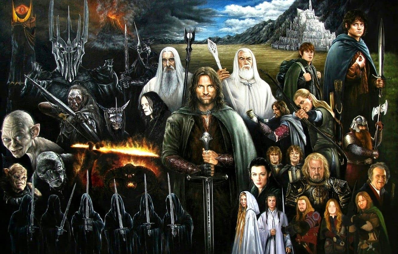 Puzzle 1000 Pièces Adultes - Puzzle Adulte - Le Seigneur des Anneaux - Challenge Puzzle - Adultes et Enfants dès 14 Ans - Puzzle 3D de qualité supérieure 75 x 50 cm
