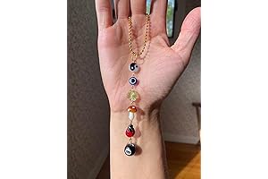 Evil Eye Car Hanging Ornament: Cute and Lucky Car Decor