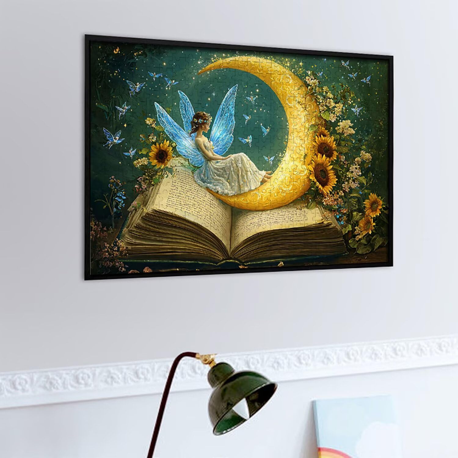 1500 Pezzi di Puzzle, Ragazza Luna1500 Pezzi di Puzzle per Adulti, Regalo di Anniversario, Regalo di Natale, Decorazione Della Casa, Prevenzione Della Degenerazione Cerebrale Negli Anziani v-1013