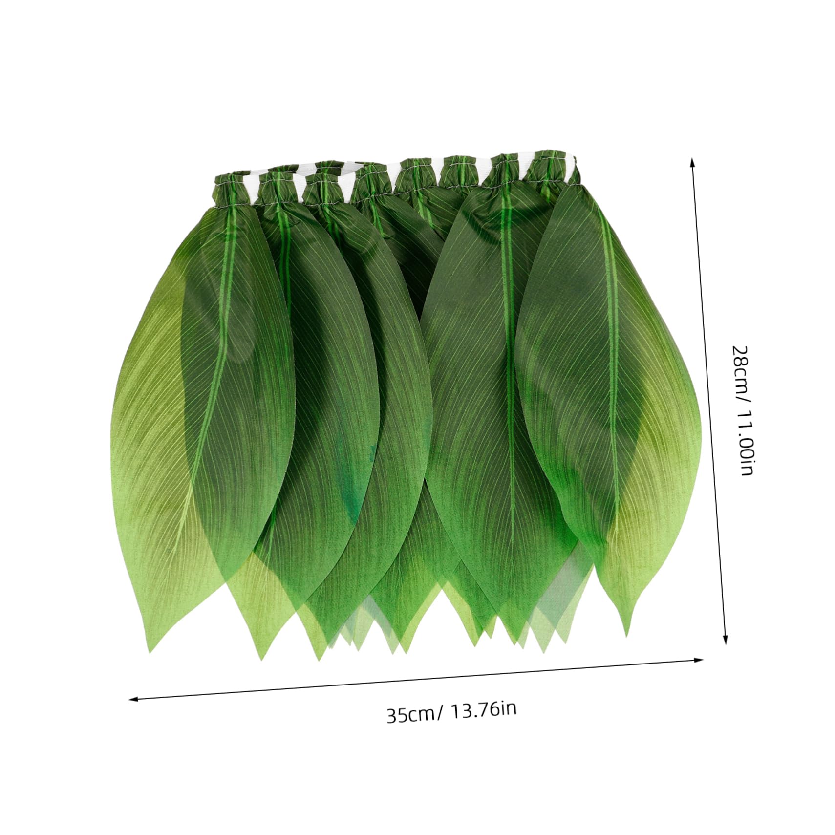 Cabilock Grass Dance Skirt for Hawaiian Costume Accessory for Luau Parties Beach Events and Tropical Celebrations Grass Skirt for Fun Performances Green