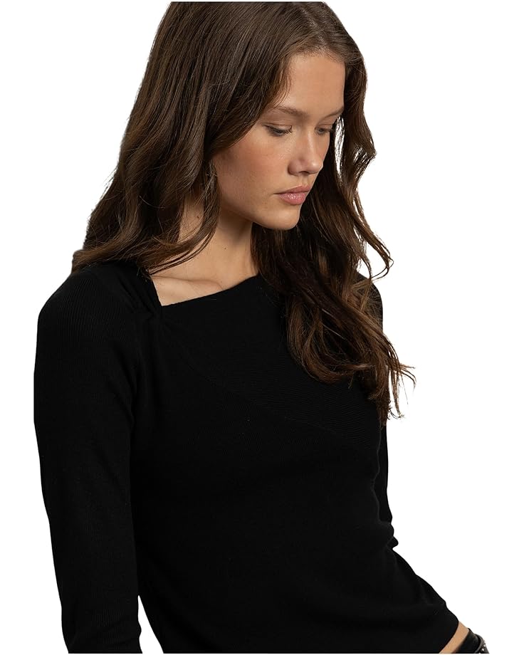 Sanctuary Long Sleeve Shoulder Twist Top - #4 of 5
