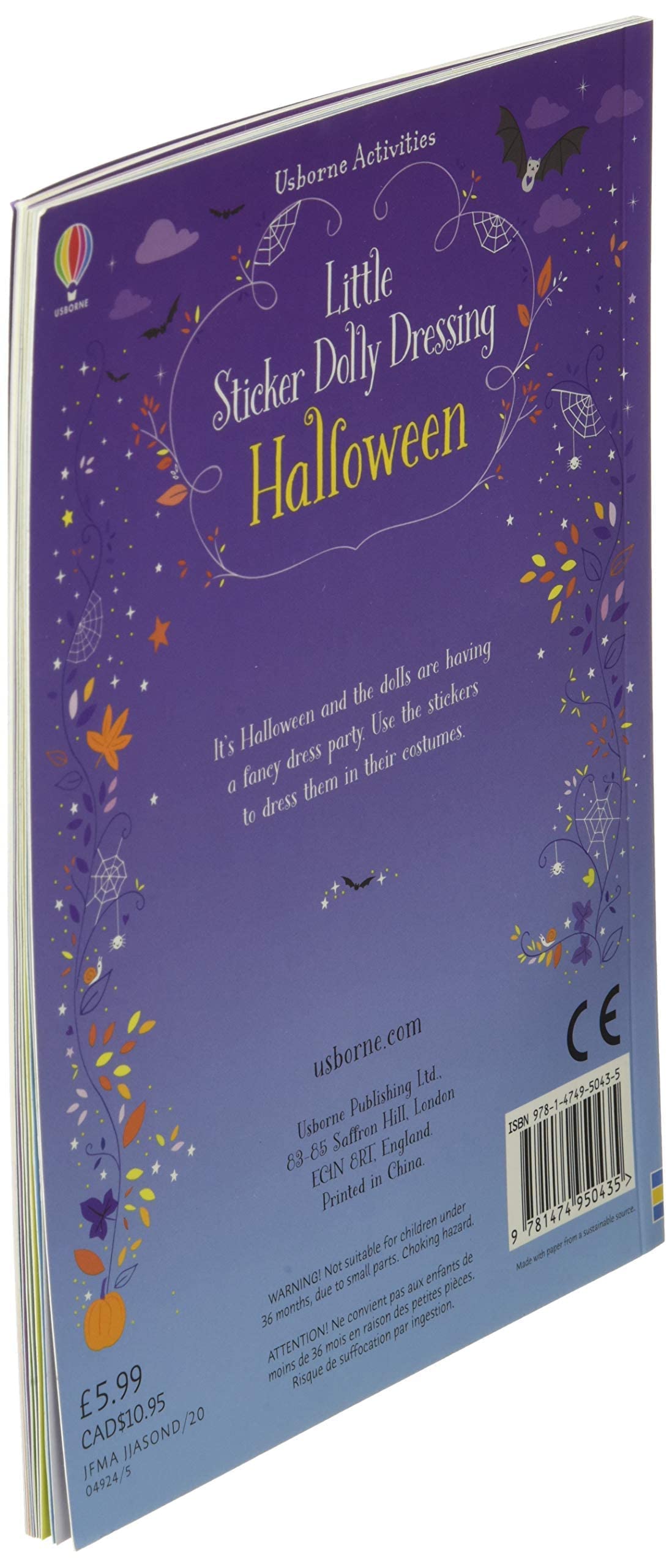 Little Sticker Dolly Dressing Halloween
