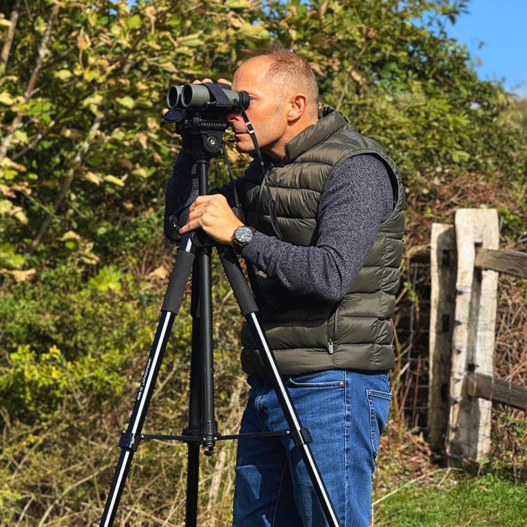 PURSUAL Adattatore universale per binocolo, 1/4-20, compatibile con tutti i treppiedi