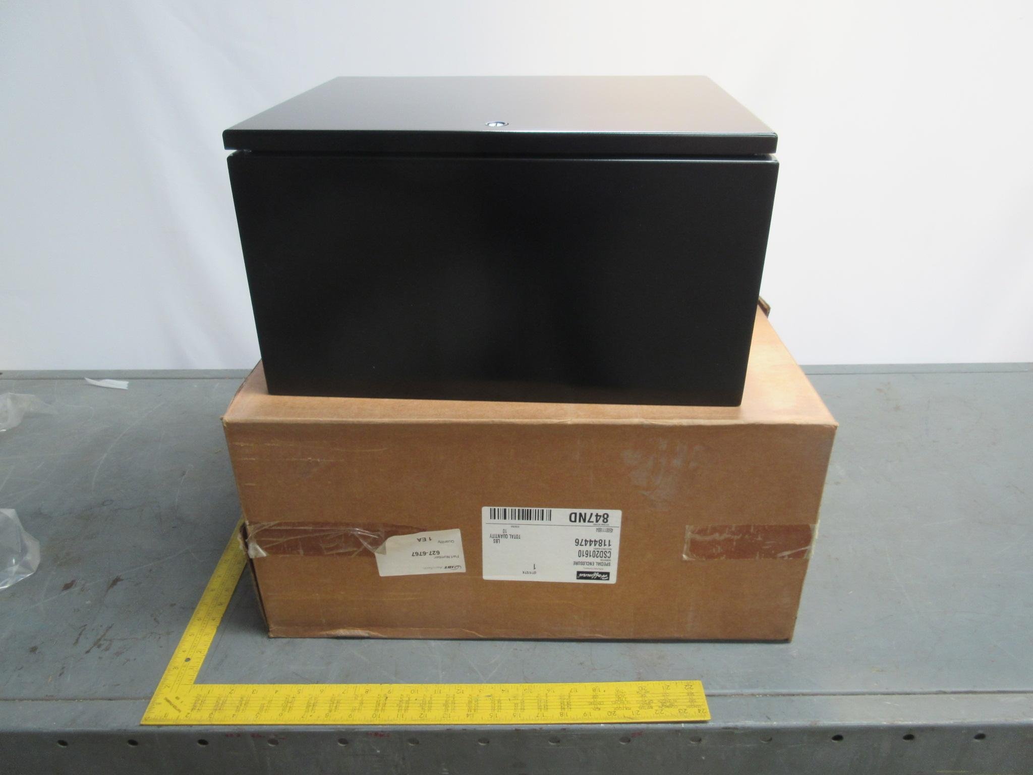 Hoffman CSD201610/SPL Black 20x16x10 Industrial Control Panel Enclosure T82882