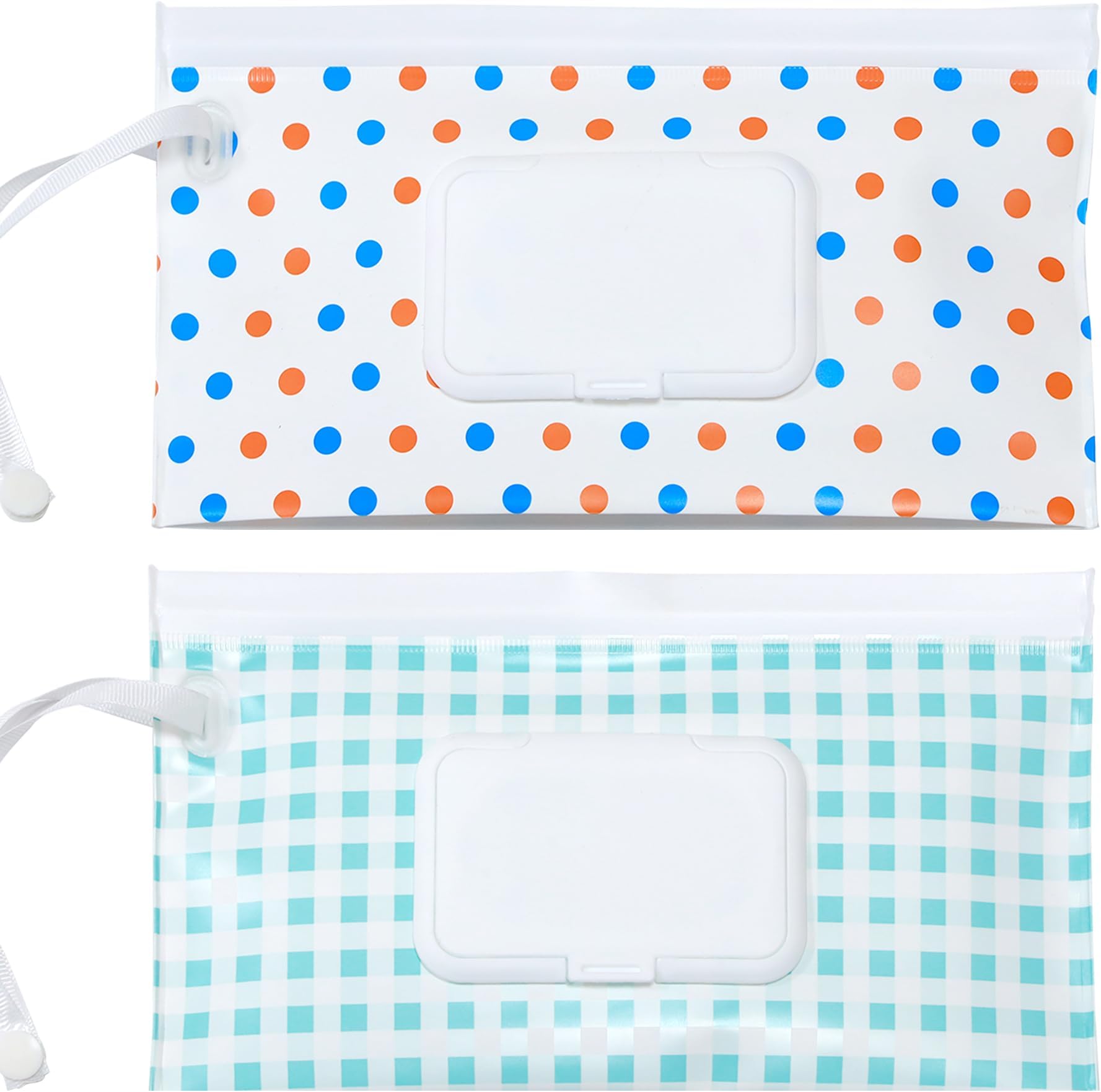 FAREVER Baby Wipe Dispenser, 4 Pack Portable Refillable