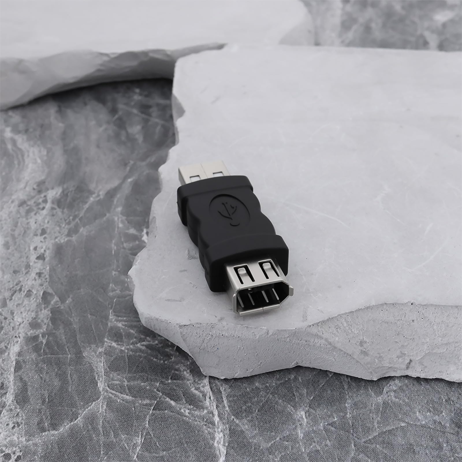 Lot de 2 adaptateurs Firewire IEEE 1394 6 broches femelle vers USB mâle