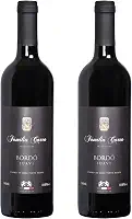 Kit 2 Vinhos Bordô Suave Família Carra 750 ml Gourmet Present Drink Especial Natal Coquetel Exótico Premium