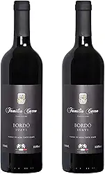 Kit 2 Vinhos Bordô Suave Família Carra 750 ml Gourmet Present Drink Especial Natal Coquetel Exótico Premium