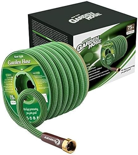 Persevere Manguera de jardín ligera, sin torceduras, manguera de riego suave para regar césped, patio, jardín, lavado de autos y limpieza del hogar