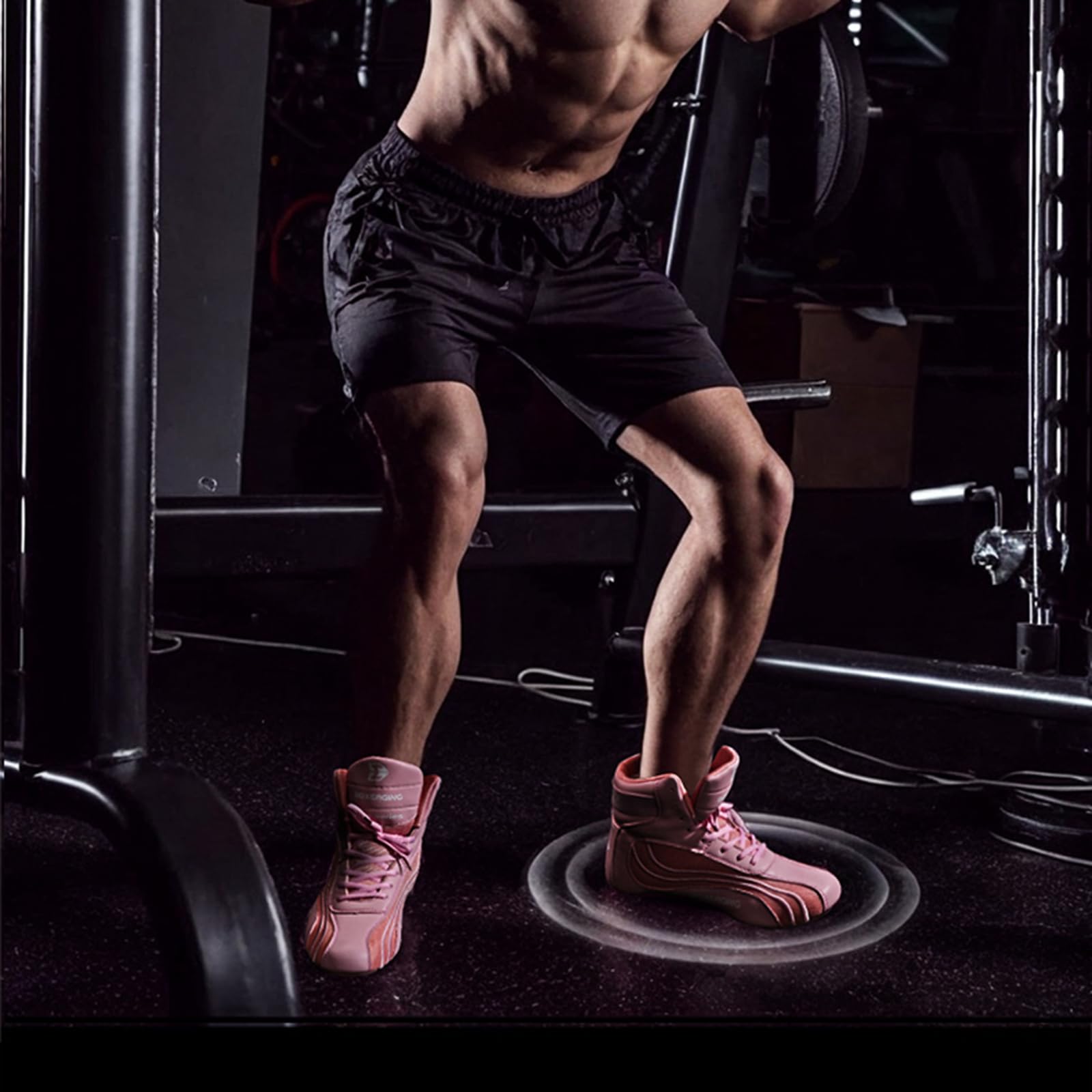 Chaussures De Boxe,Respirantes Wrestling Shoes,Chaussures De Boxe High Top,Chaussures D'EntraîNement De Lutte,Respirant Et LéGer,AntidéRapant,pour Sports Combat AthléTisme Fitness Boxe