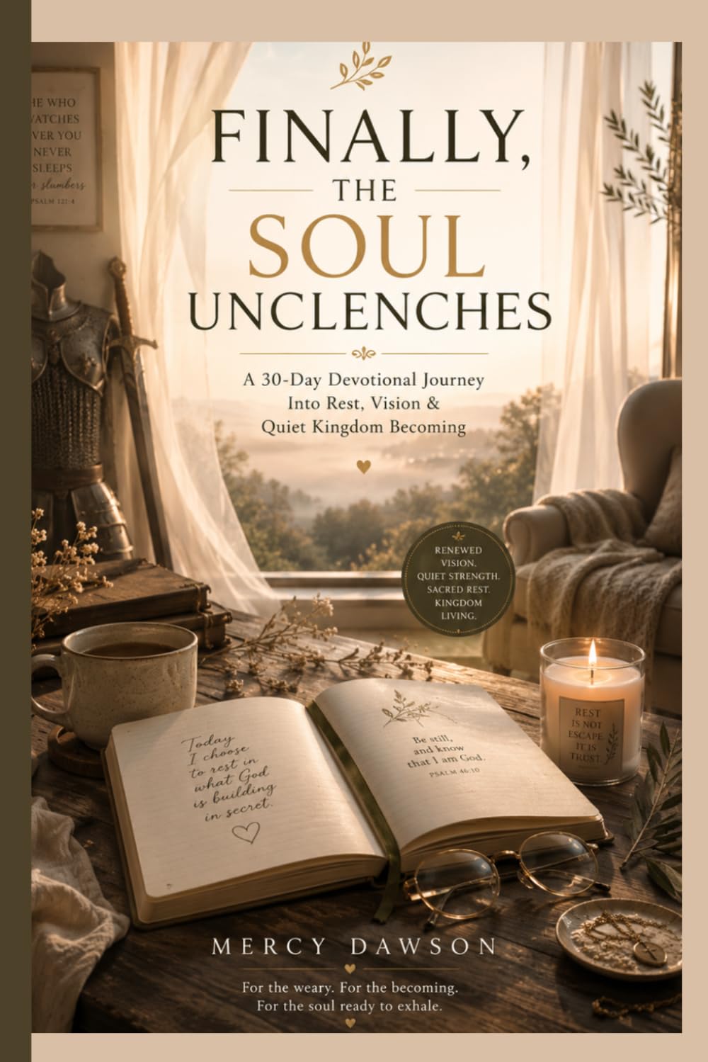 FINALLY,THE SOUL UNCLENCHES: A 30-day devotional journey for the weary believer learning how to rest again. What happens when the soul grows tired of ... beneath the surface of everyday life.