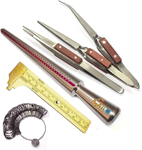 La mejor combinación de herramientas de recolección de piedras preciosas y herramientas de medición de anillos y barra de anillo ATL5