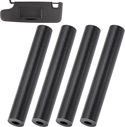 Kit de reparación de visera solar, 4 tubos de reparación de ABS para Jeep Wrangler JK JKU (07-17) parasol lateral del conductor y del pasajero