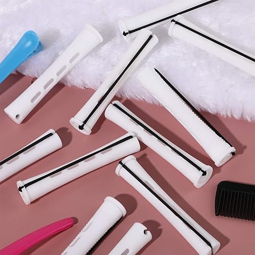 Miniatura 7 de WILLBOND 60 varillas permanentes para cabello largo, varillas de plástico para rizar el cabello, rodillos rizadores de cabello para peluquería y