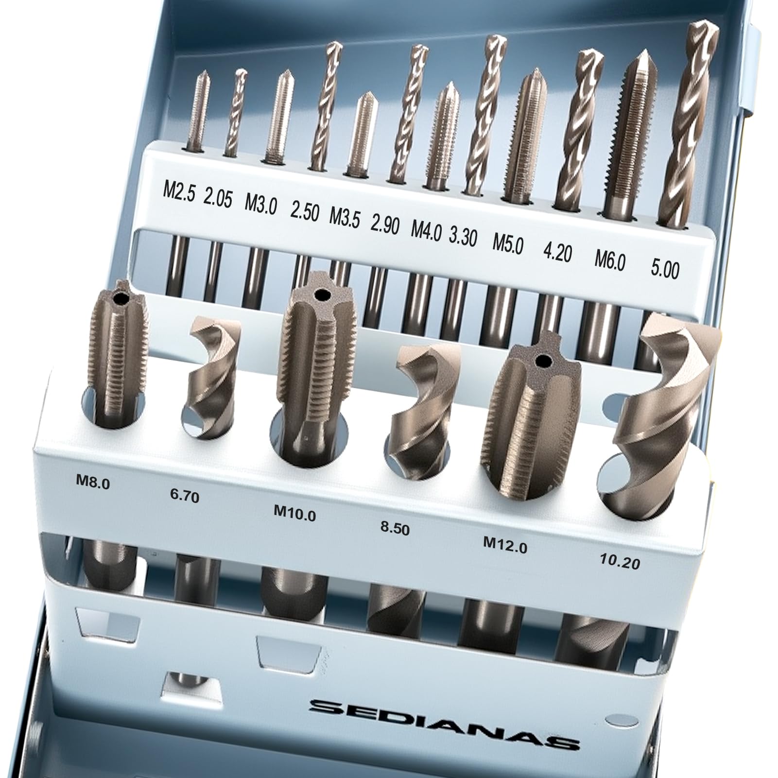 SEDIANAS 18PCS Tap and Drill Set