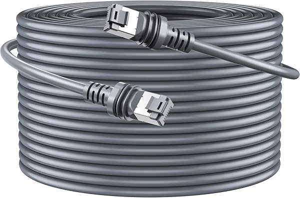 150FT Starlink Gen 3 Cable, Waterproof Satellite Replacement Standard V3 Cord, for Starlink Rectangular Satellite Gen 3 Cable Extension Accessories (150FT/46M)