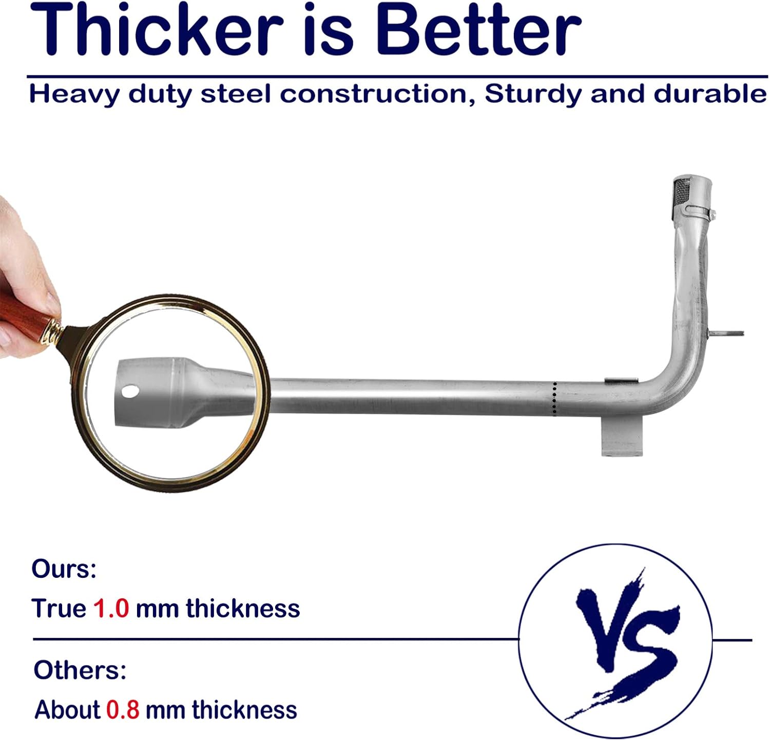 Buy YOUFIRE Burner Tube Stainless Steel Gas Replacement Parts ...