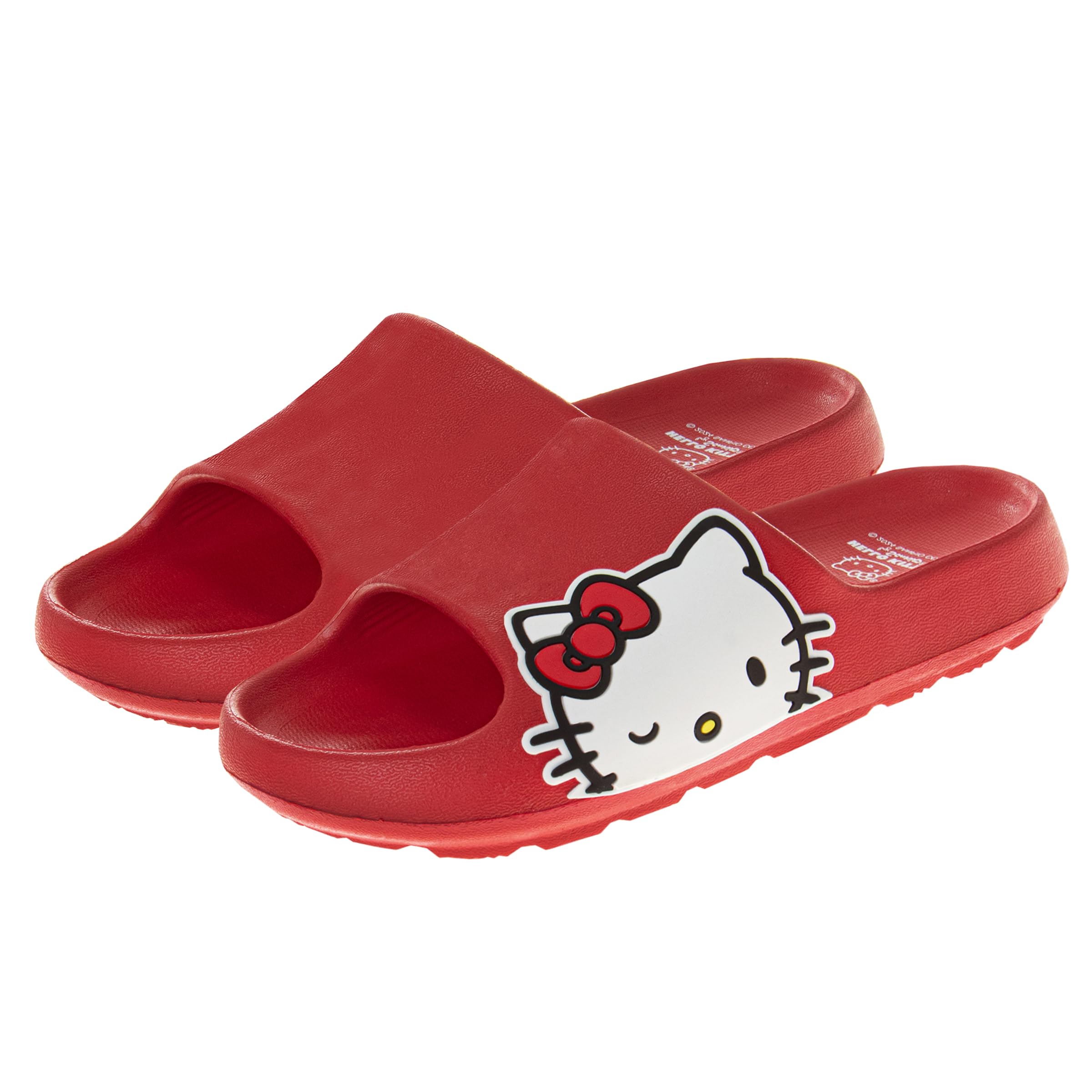 JosmoHello Kitty Slides Open Toe Sandals Kids Girls Summer Beach Water  Pool Shoes (sizes Little Kid Big Kid)