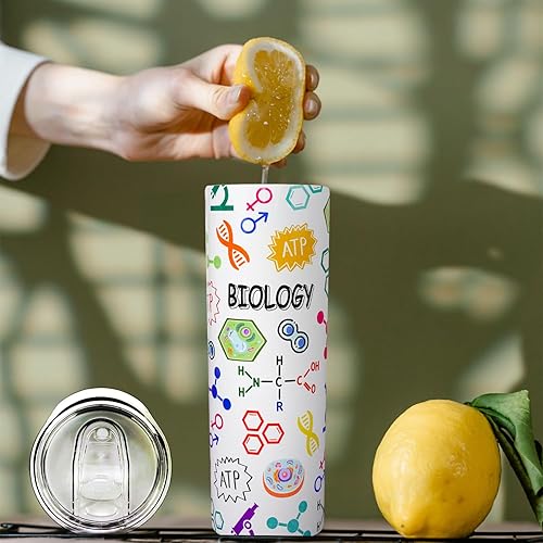 Miniatura 2 de Vaso de biología para profesores de biología, vaso de biología, regalo para profesores de biología, regalo para mujeres y hombres, botella de agua