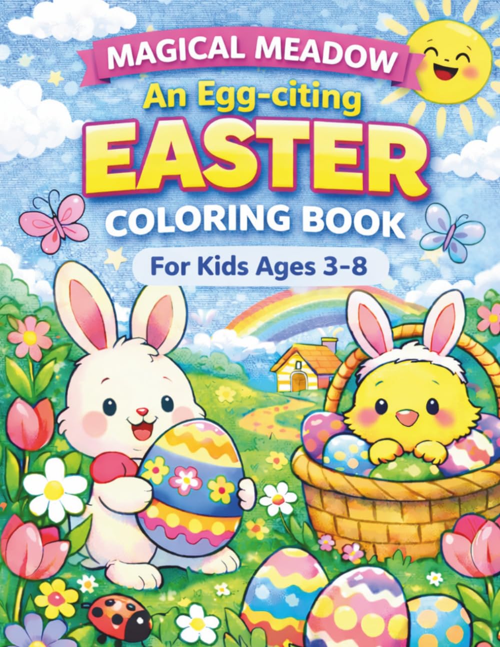 Magical Meadow: An Egg-citing Easter Coloring Book for Kids Ages 3-8 (Magical Moments - Coloring Books for Kids)