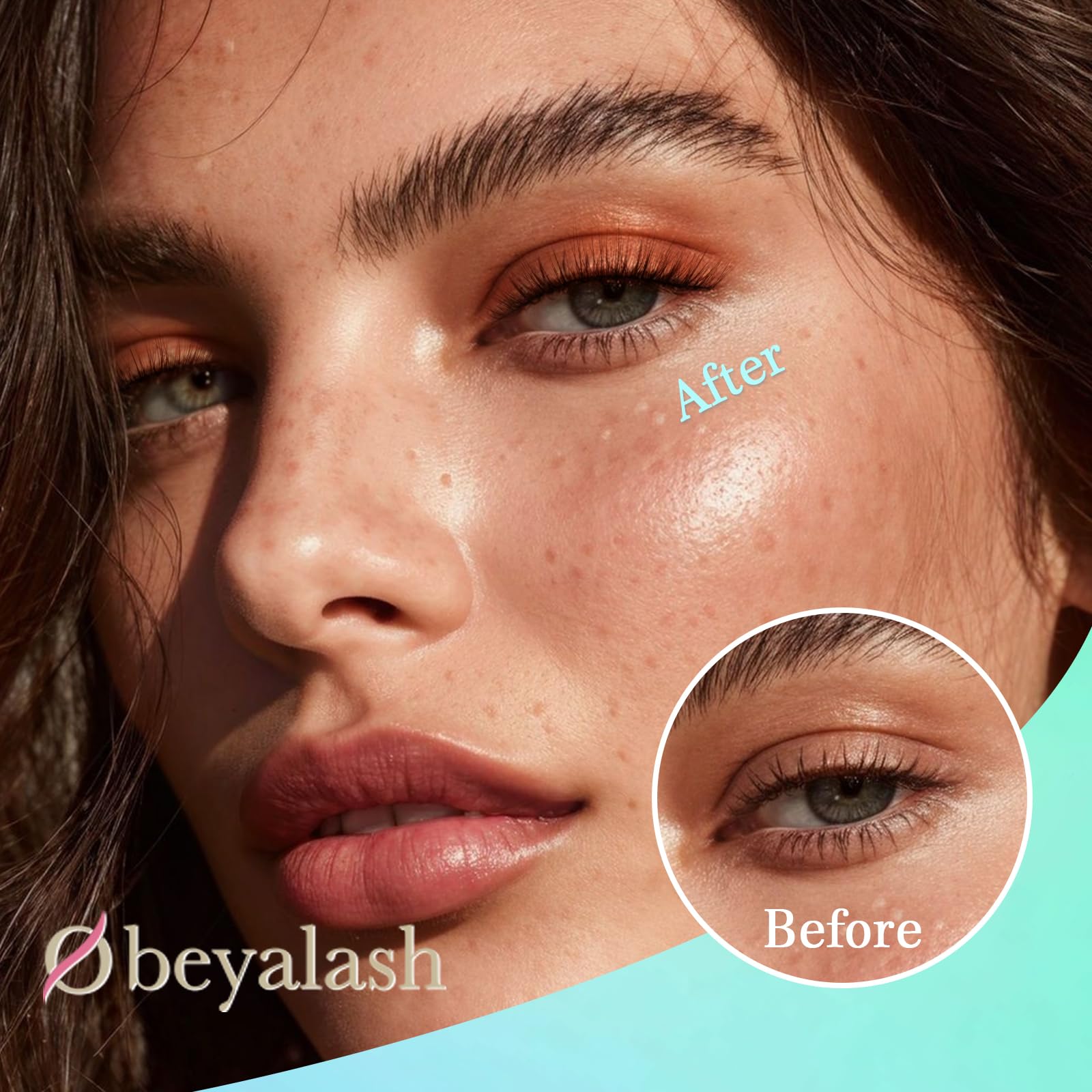 Brown Lashes Natural False Eyelashes Strip Cat Eyelashes Natural Look 10pairs Wispy 100% Handmade Soft and Reusab by Obeyalash (Style-Brown 105) - Image 2