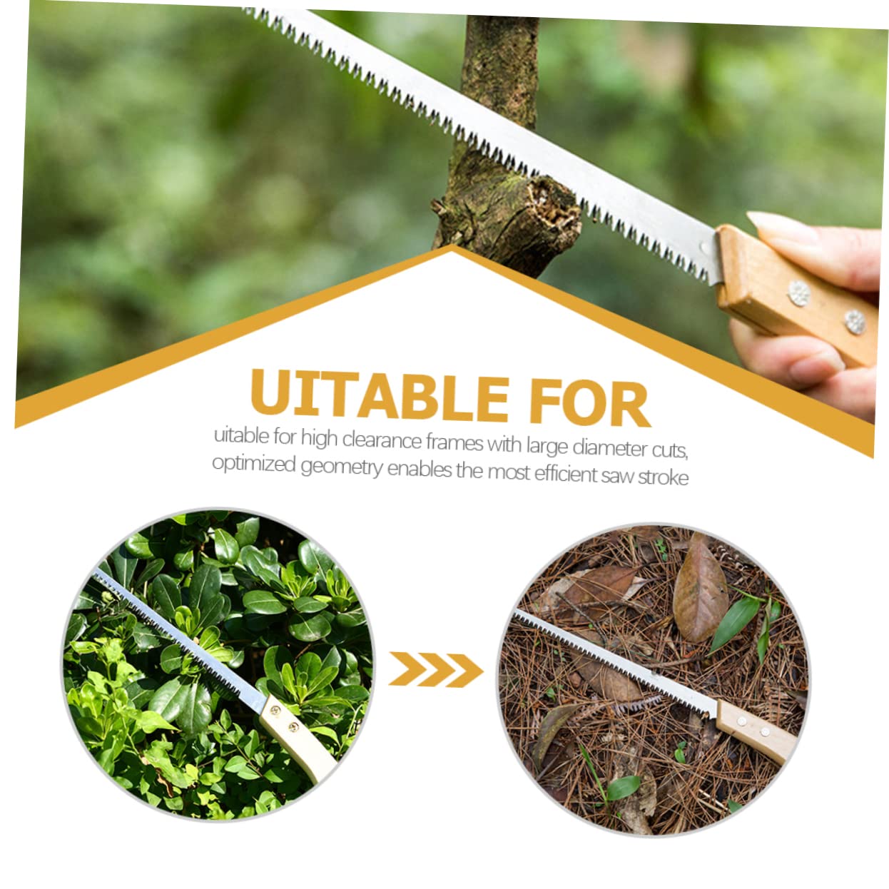 KESYOO 3sets Diy Wood Pruning Saw Portable Craft Saw Cutting Tool Compact for Camping 2pcs*3