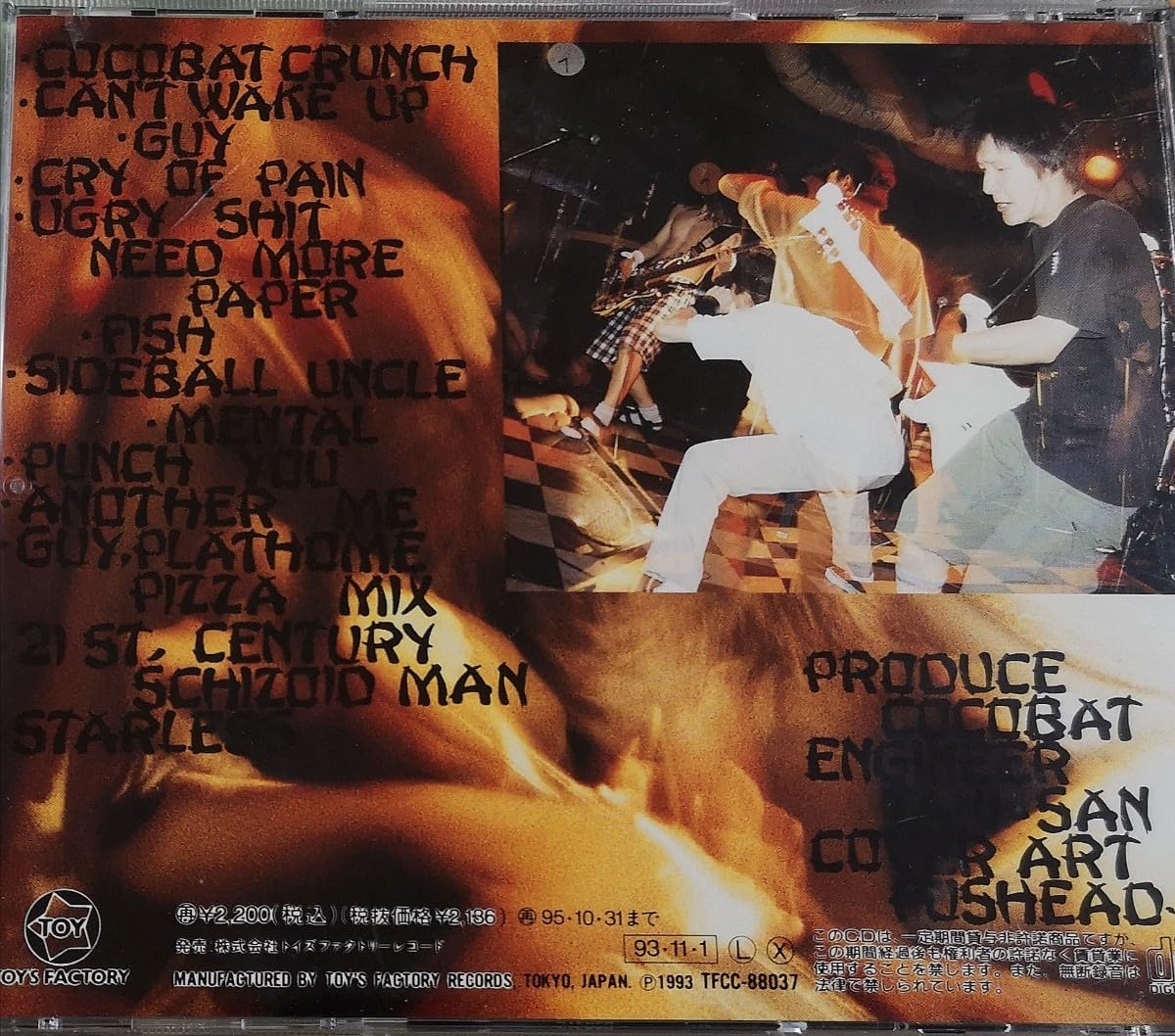 PUSHEADパスヘッドcocobatココバットARANAポスター2000年製 PUSHEADパスヘッドcocobatココバットARANAポスター2000年製