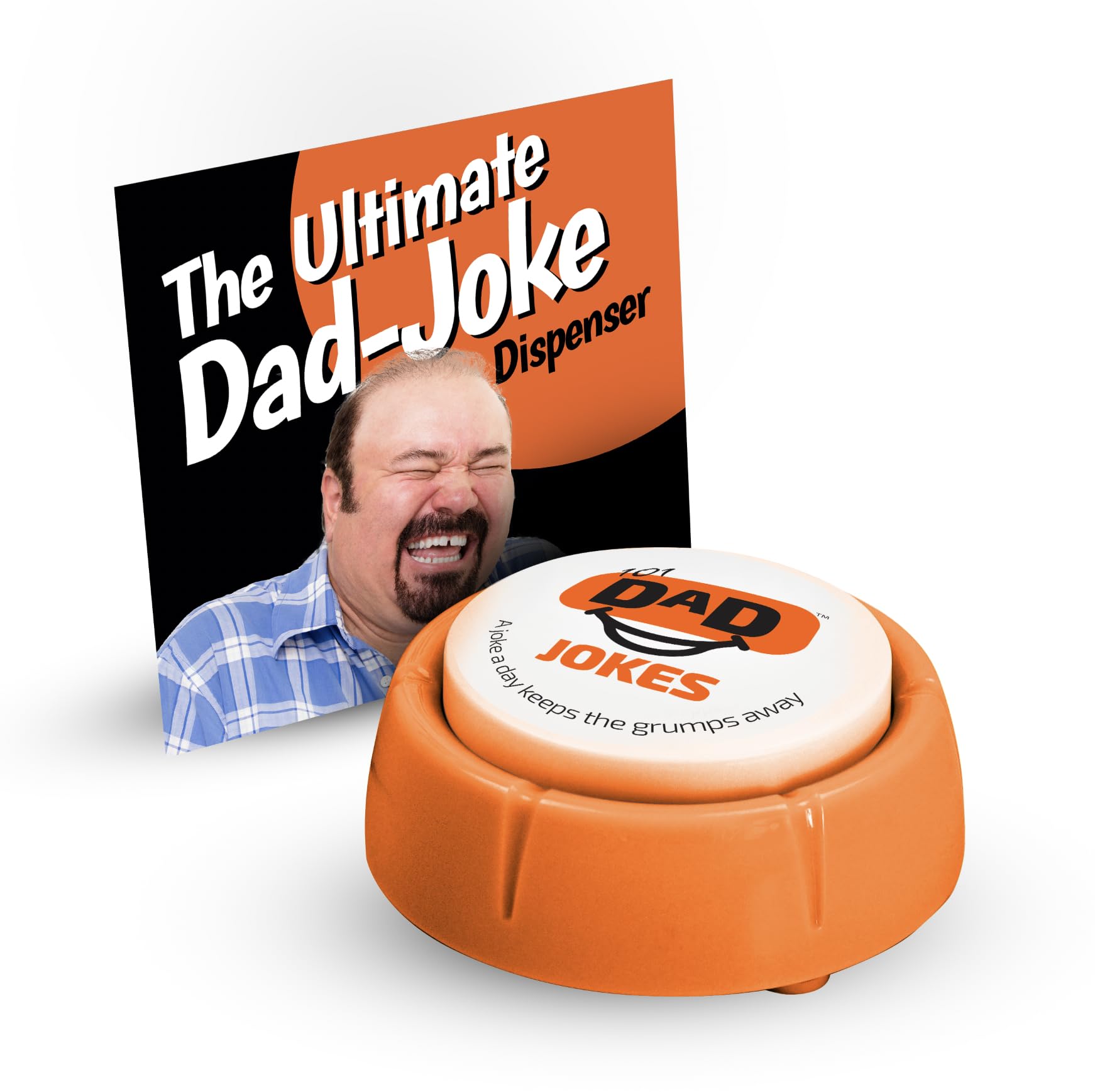 Sound Gadget with 101 Random Dad Jokes | Fully Loaded | Your Daily Dose of Laughter – The Best Medicine! | Stress Relief and Mood Booster | Hilarious Funny Novelty Gag Gadget Decor Gift …