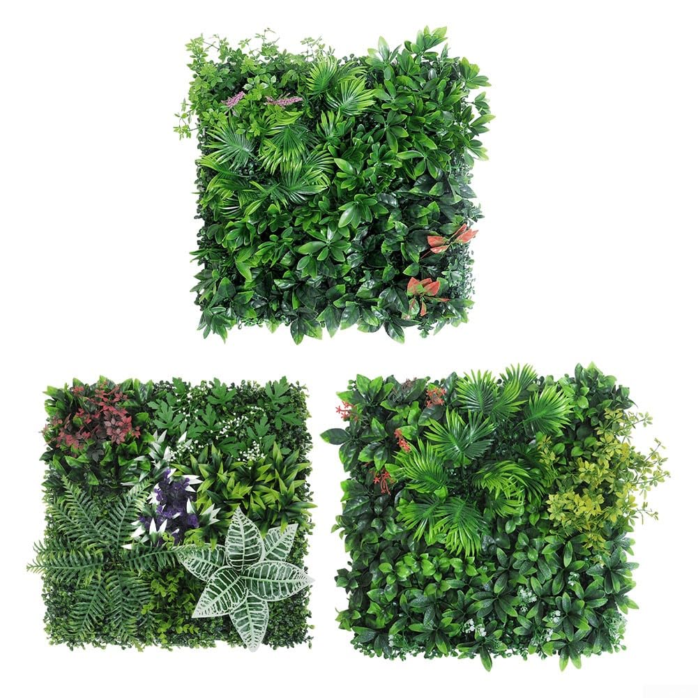 DOPGIB Recinzione In Edera Artificiale – Pannello 325x122 Cm (43 Mq), Con 8400 Foglie, Anti UV, Per Privacy Su Balcone, Patio, Giardino, Verde