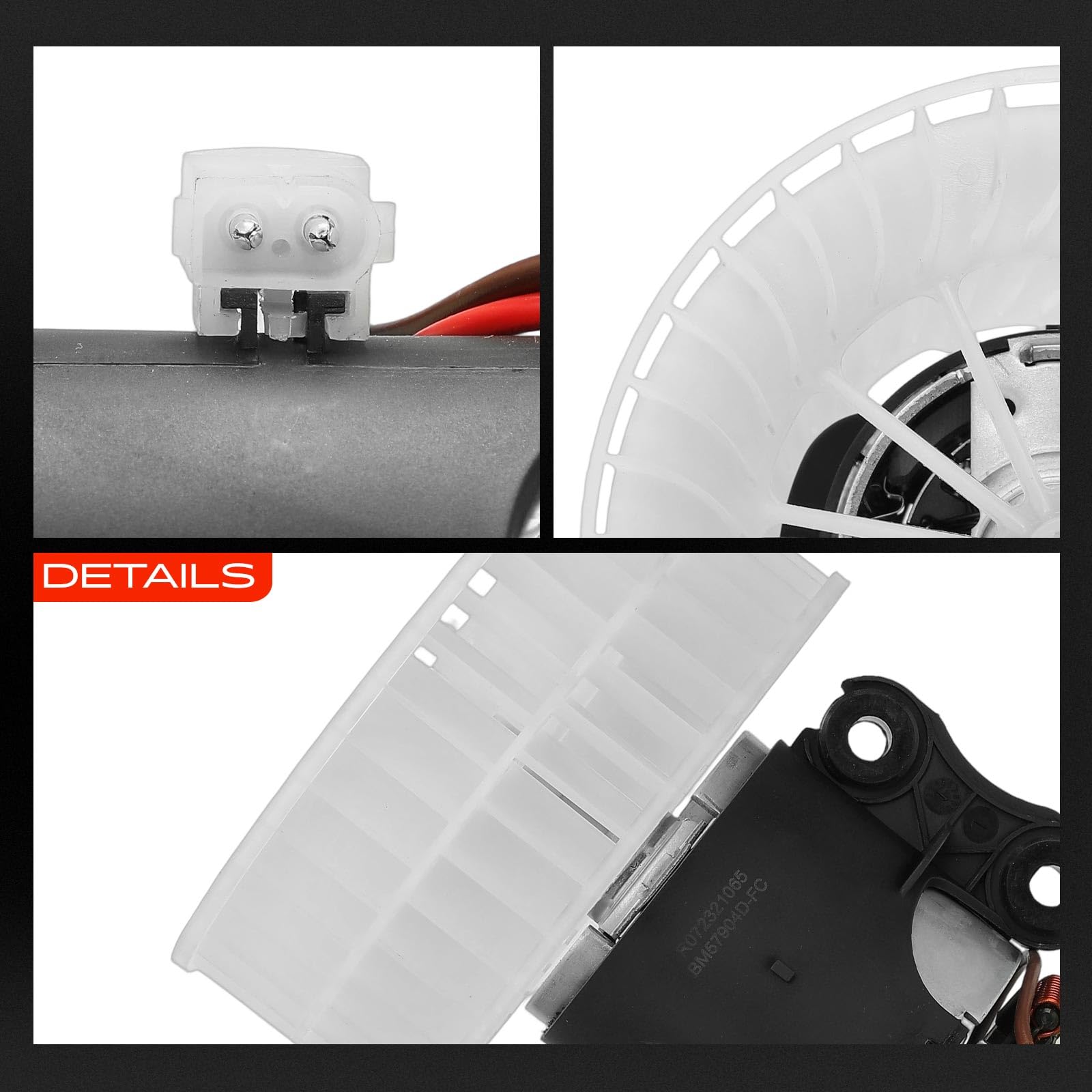 Frankberg Motore del ventilatore Ventilatore del riscaldamento Compatibile con Vito Bus W639 Vito/Mixto Furgone W639 Viano W639 Replace# 0008357904