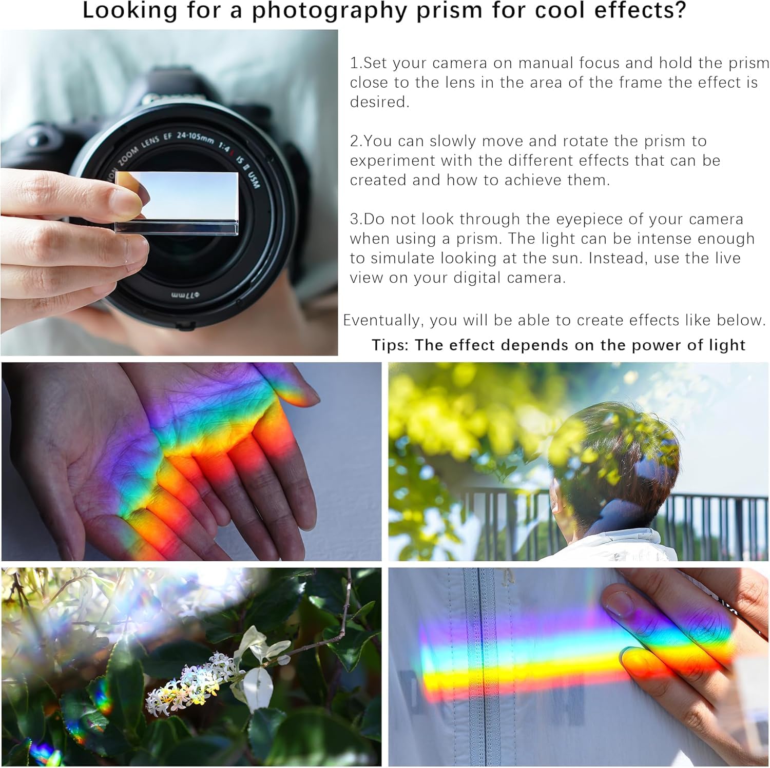 4 Stück 50 mm klares K9-Kristall-Dreiecksprisma für Foto, Regenbogenlichter, Kristall-optische Prismen, Glas, Physik, Unterricht, gebrochenes Lichtspektrum, Studenten, Geschenk