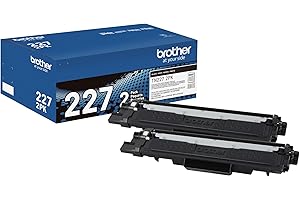 Brother TN227 Genuine High Yield Toner Cartridge Twin Pack
