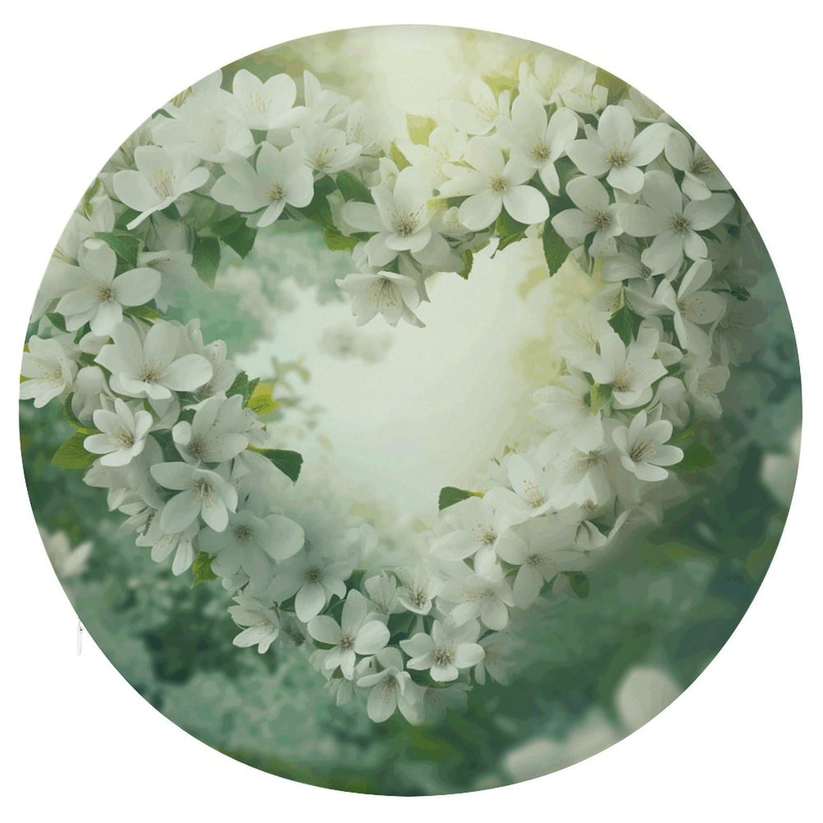 Wsoihfec Style Many White Seat Cushion Round Chair Pad