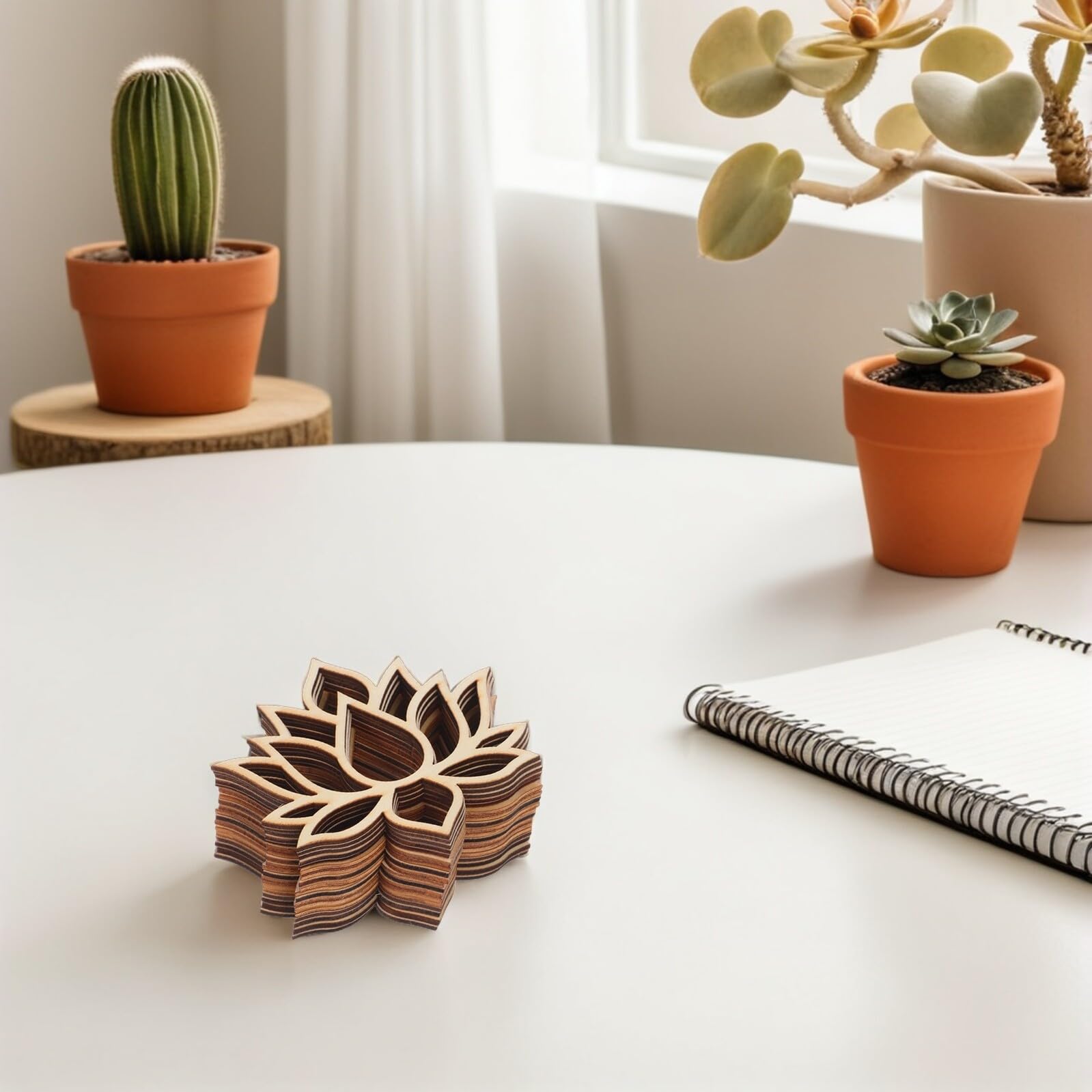 Aro Artesanal de Madera para Atrapasueños, 5 Piezas