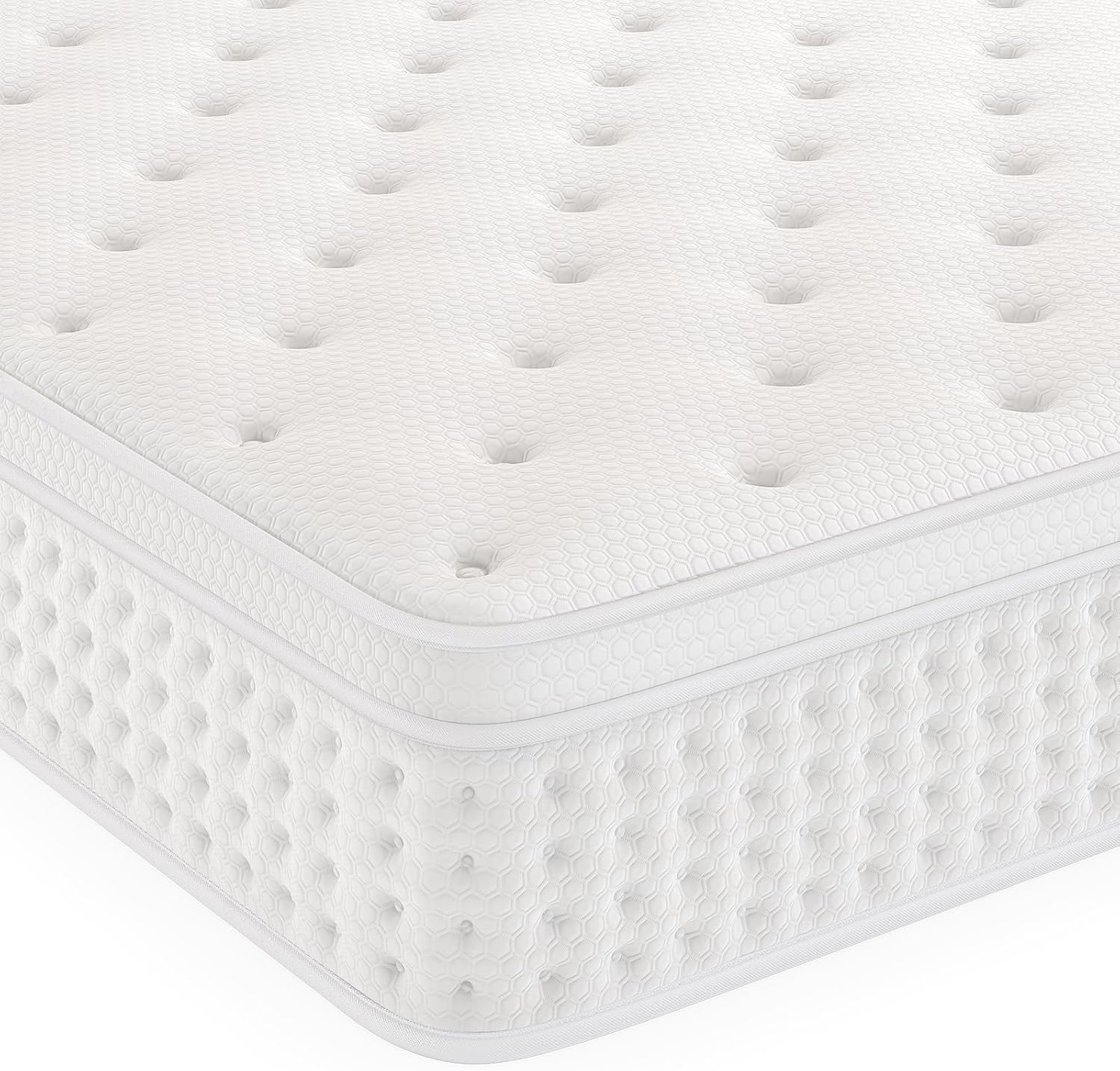 Hiepunos HPLS Small Single Mattress, 10.2 Inch Hybrid Mattress Small