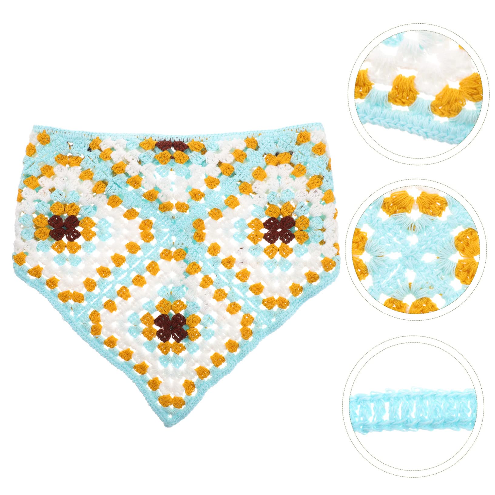 POPETPOP 5 Pezzi Bandana Per Donna Sciarpa Per All'uncinetto Elegante Accessorio Avvolgente