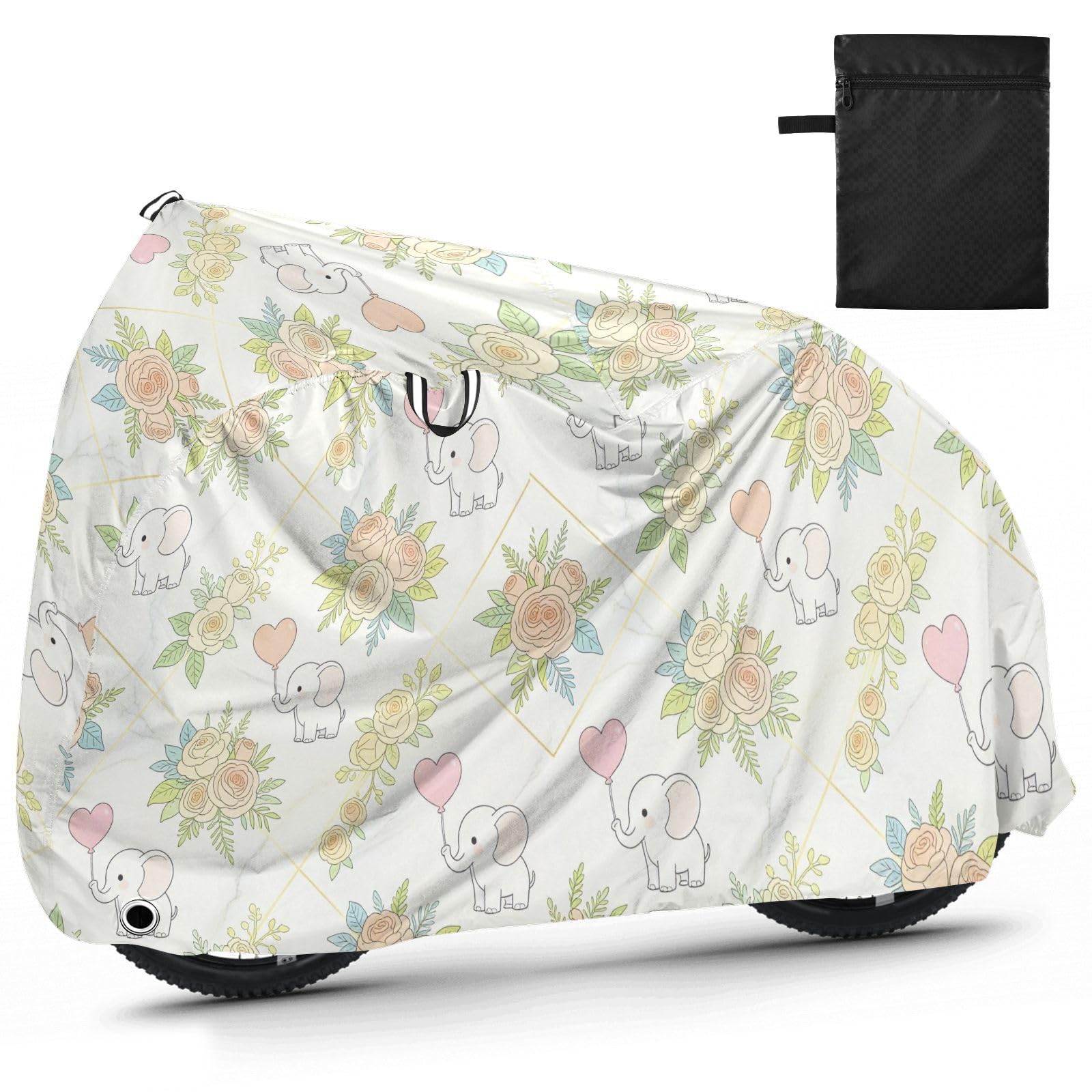 Housse de vélo en polyester imperméable, isolation thermique