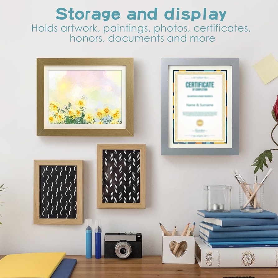 Amazon.co.jp: Sintuff 子供用アートフレーム マグネットフロント開口