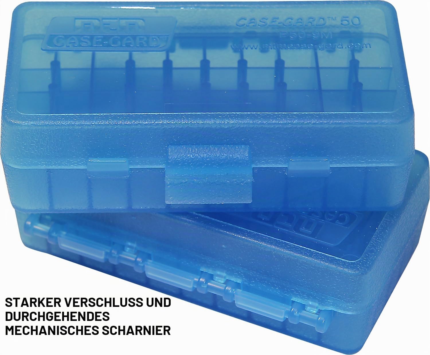 MTM 380/9MM Cal 50 Round Flip-Top Ammo Box by, Ansicht 2