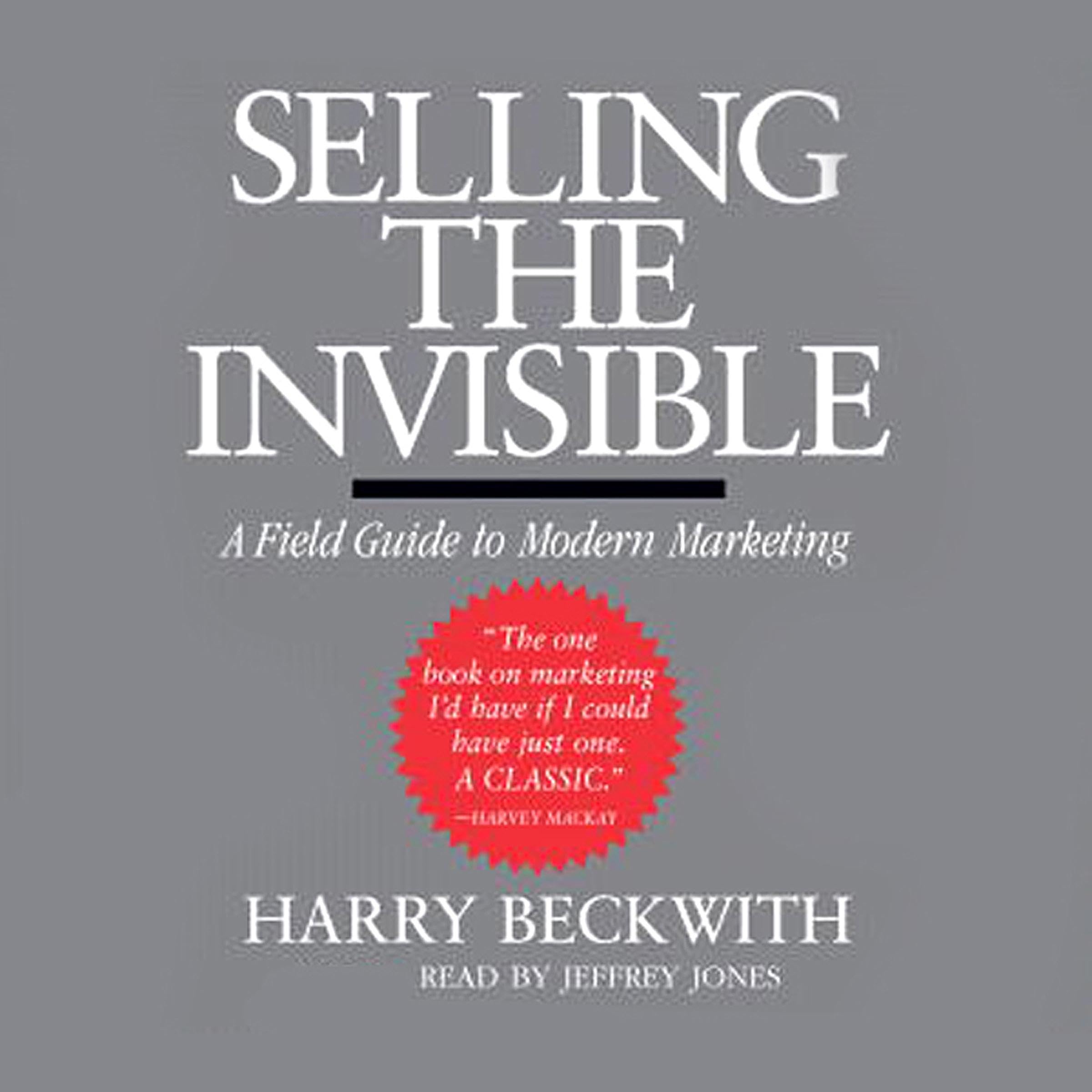Cover art for Selling the Invisible
