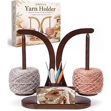 SPEENSUN Tangle-Free Magnetic Double Yarn Holder for Crocheting