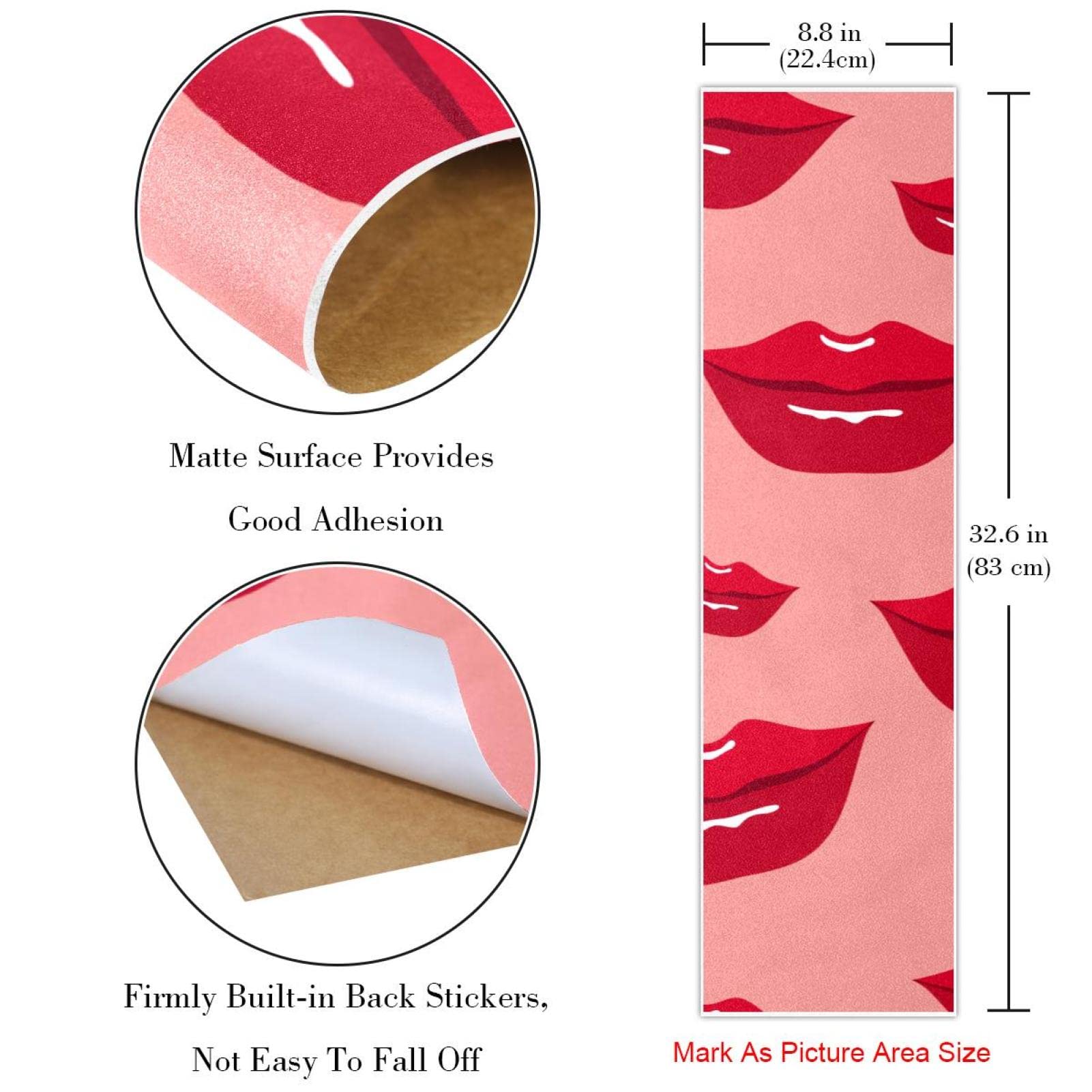 Lips Lot de 2 feuilles de papier abrasif pour planche de skateboard et longboard