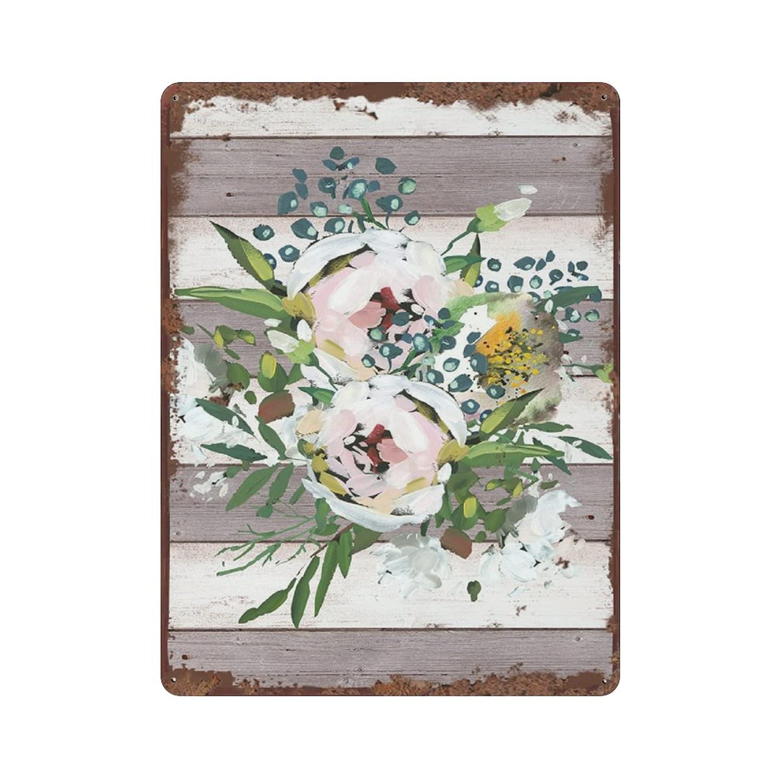 Metal Tin Sign Farmhouse Decor Vintage Tin Poster Metal Sign Wall Decoration Country Kitchen Home Garage Decor 16"x12"