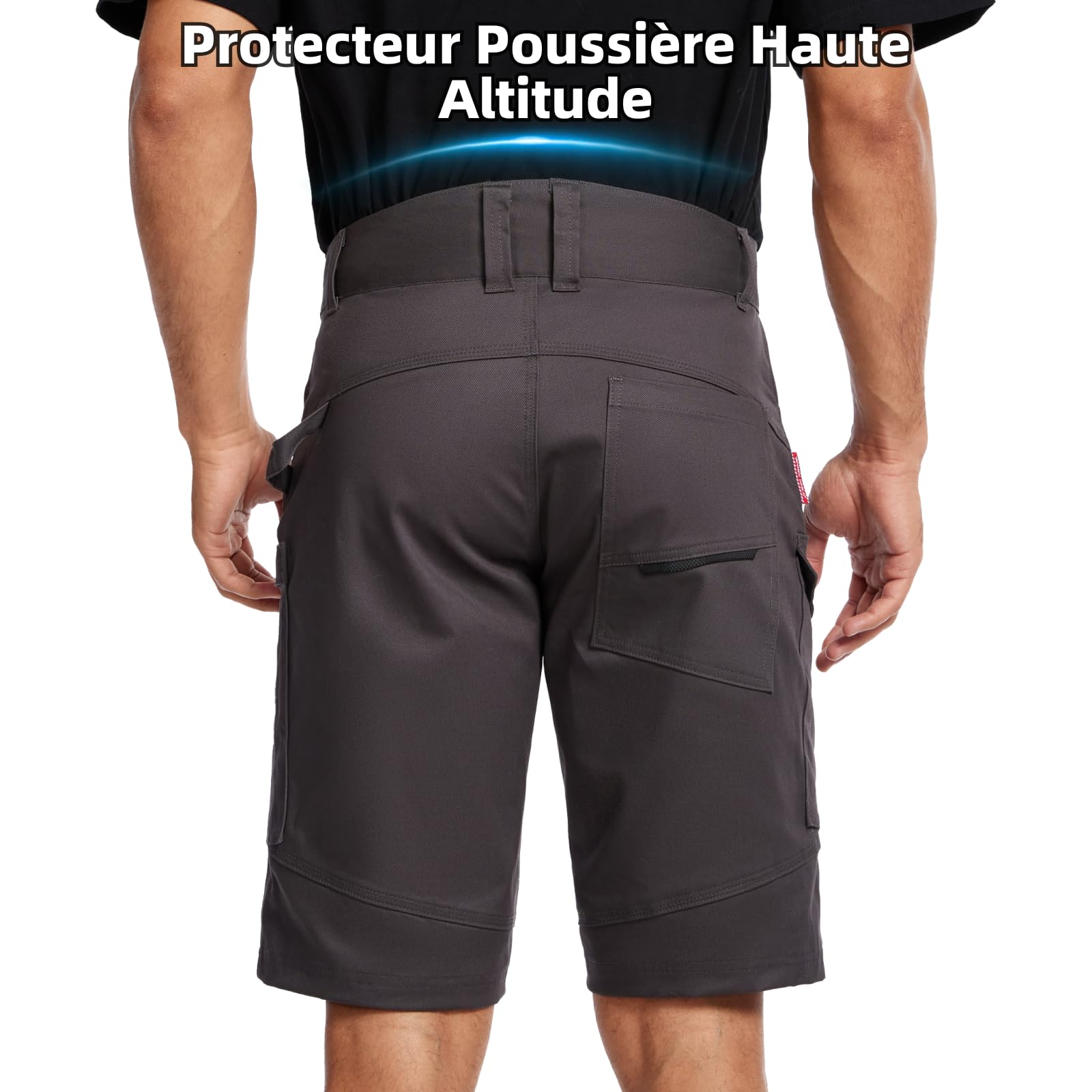 WORK IDEA Arbeitsshorts für Männer, hochwertige Shorts für Männer, vielseitige Shorts mit Taschen
